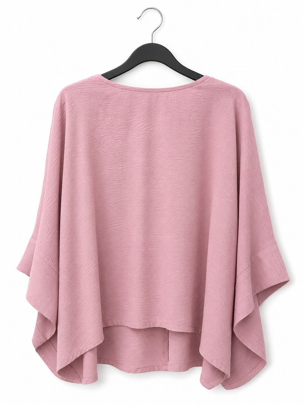 SHEIN Pink Flowing Open Shoulder Top Large L